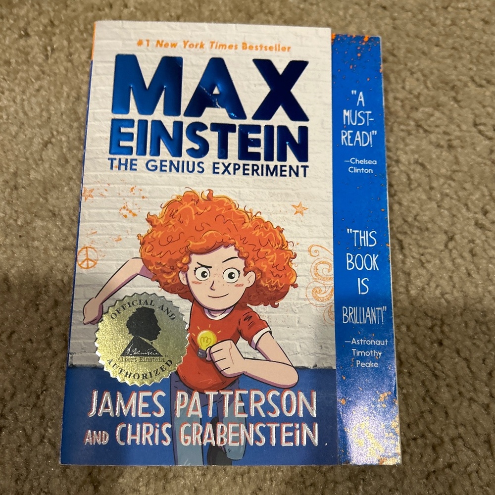 Award winning book- Max Einstein The Genius Expiriment